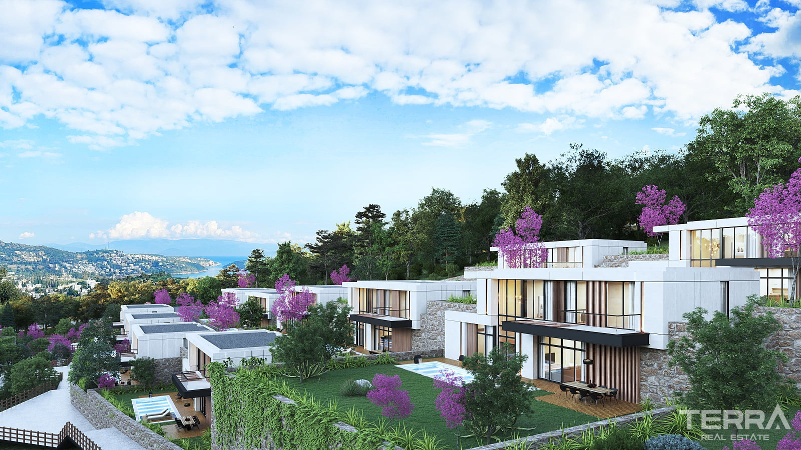 Sea View Villas for Sale in Bodrum, Muğla, Turkey - 128053