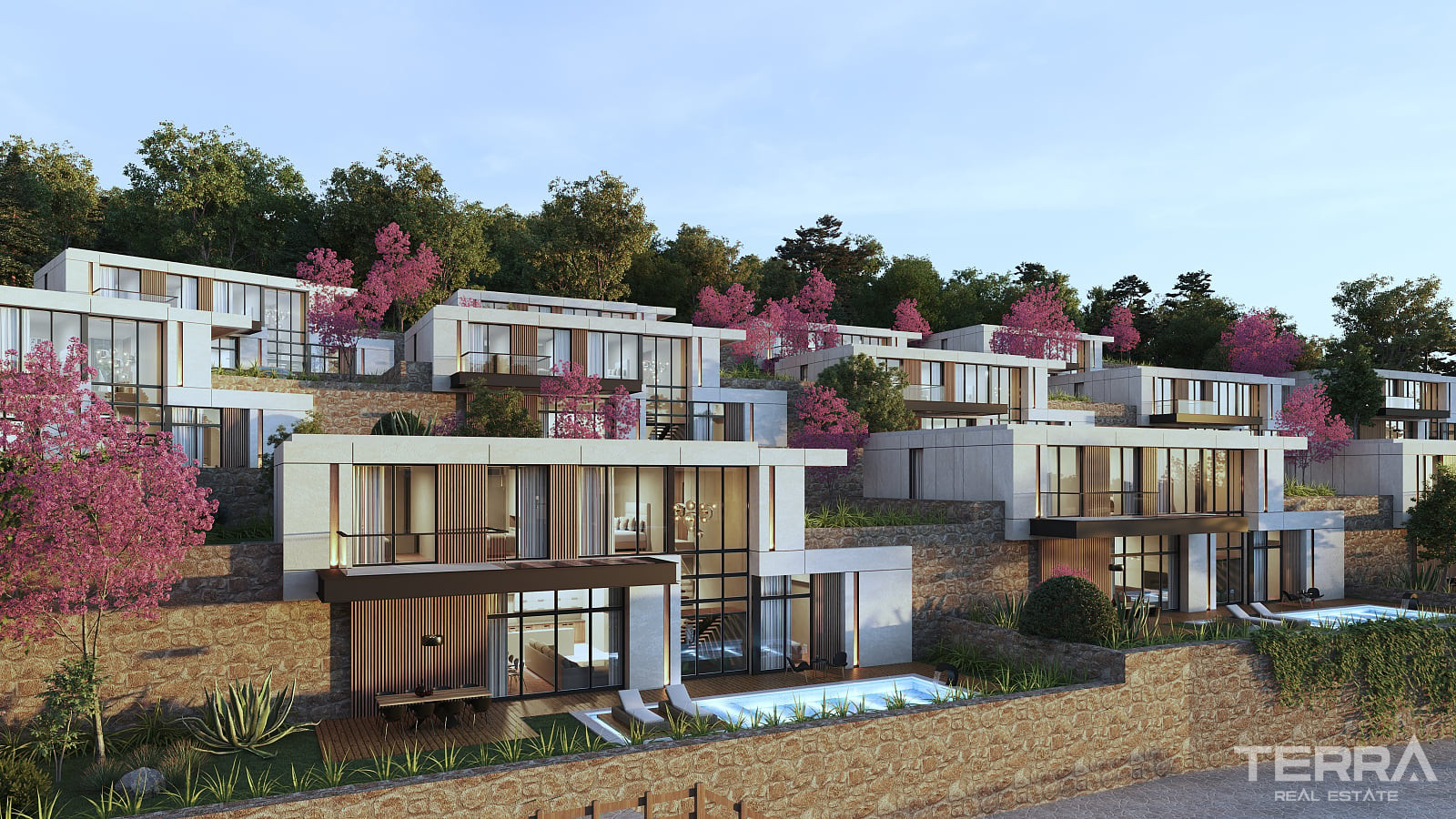 Sea View Villas for Sale in Bodrum, Muğla, Turkey - 128059