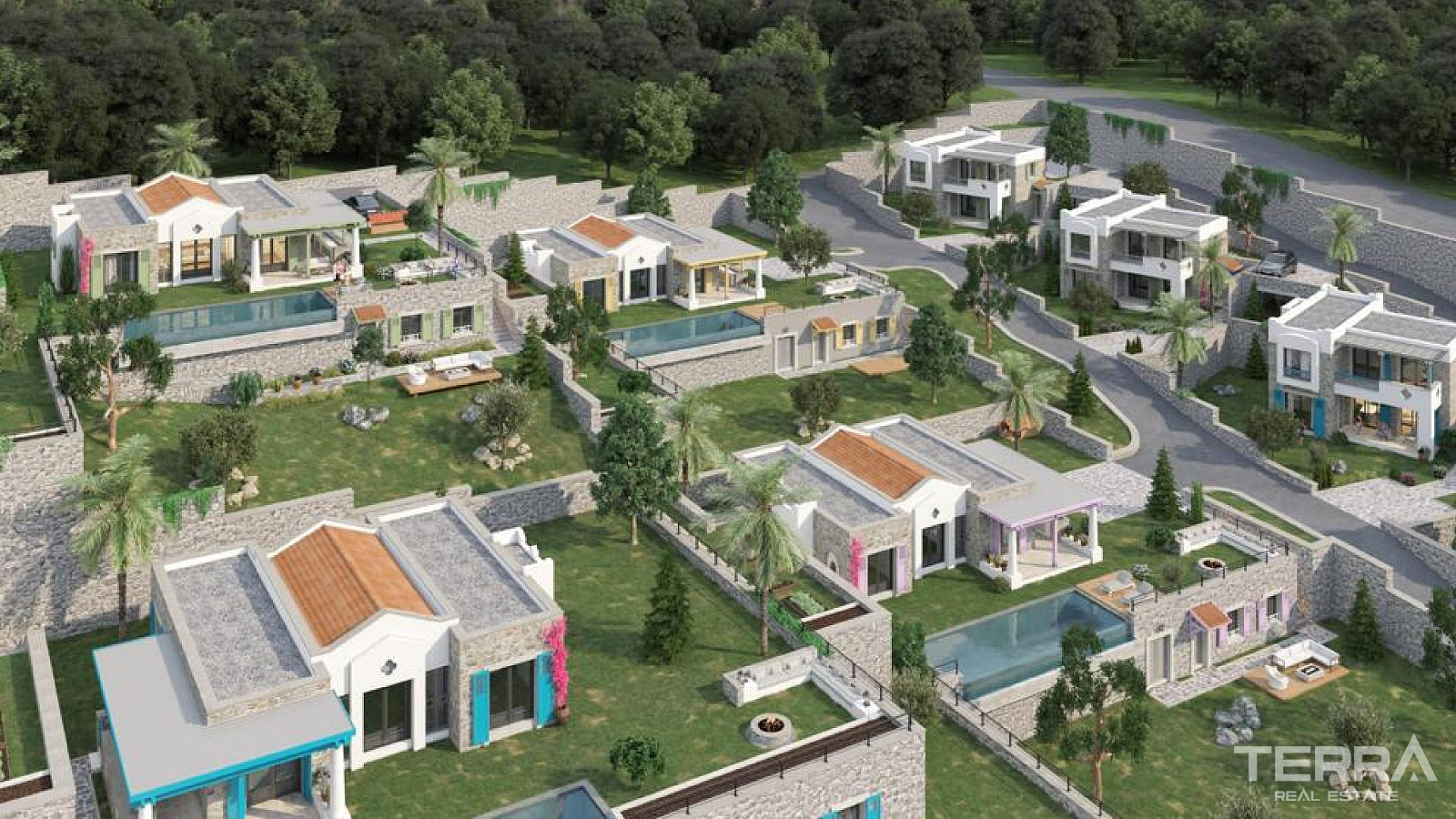 Sea View Apartments for Sale in Bodrum, Muğla, Turkey - 128162