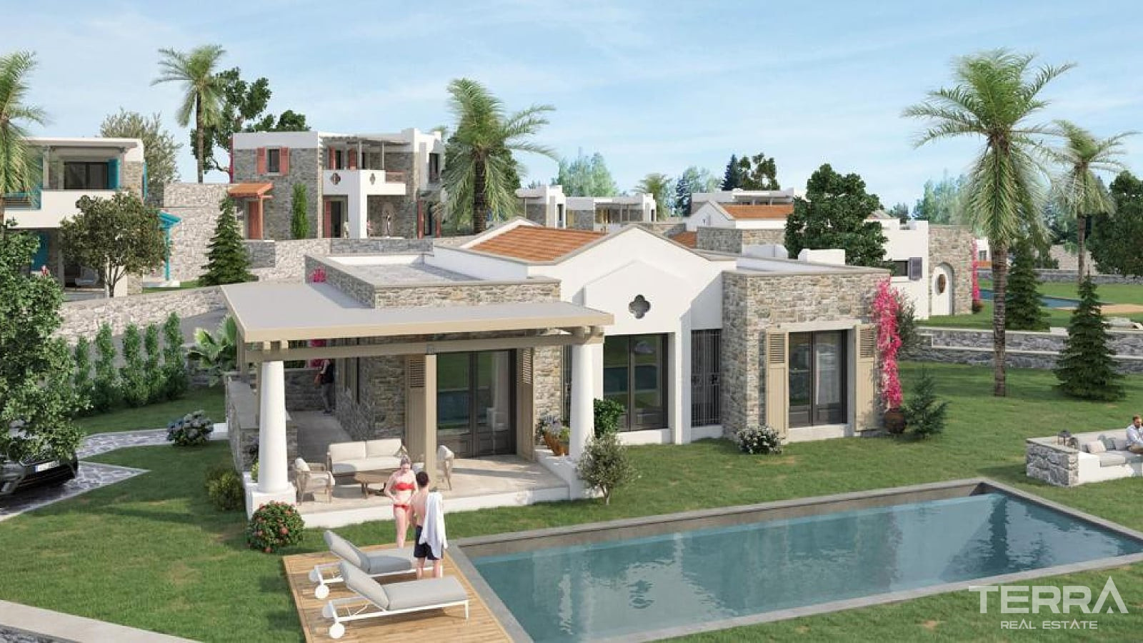 Muğla, Bodrum'da Deniz ve Doğa Manzaralı Satılık Müstakil Villalar