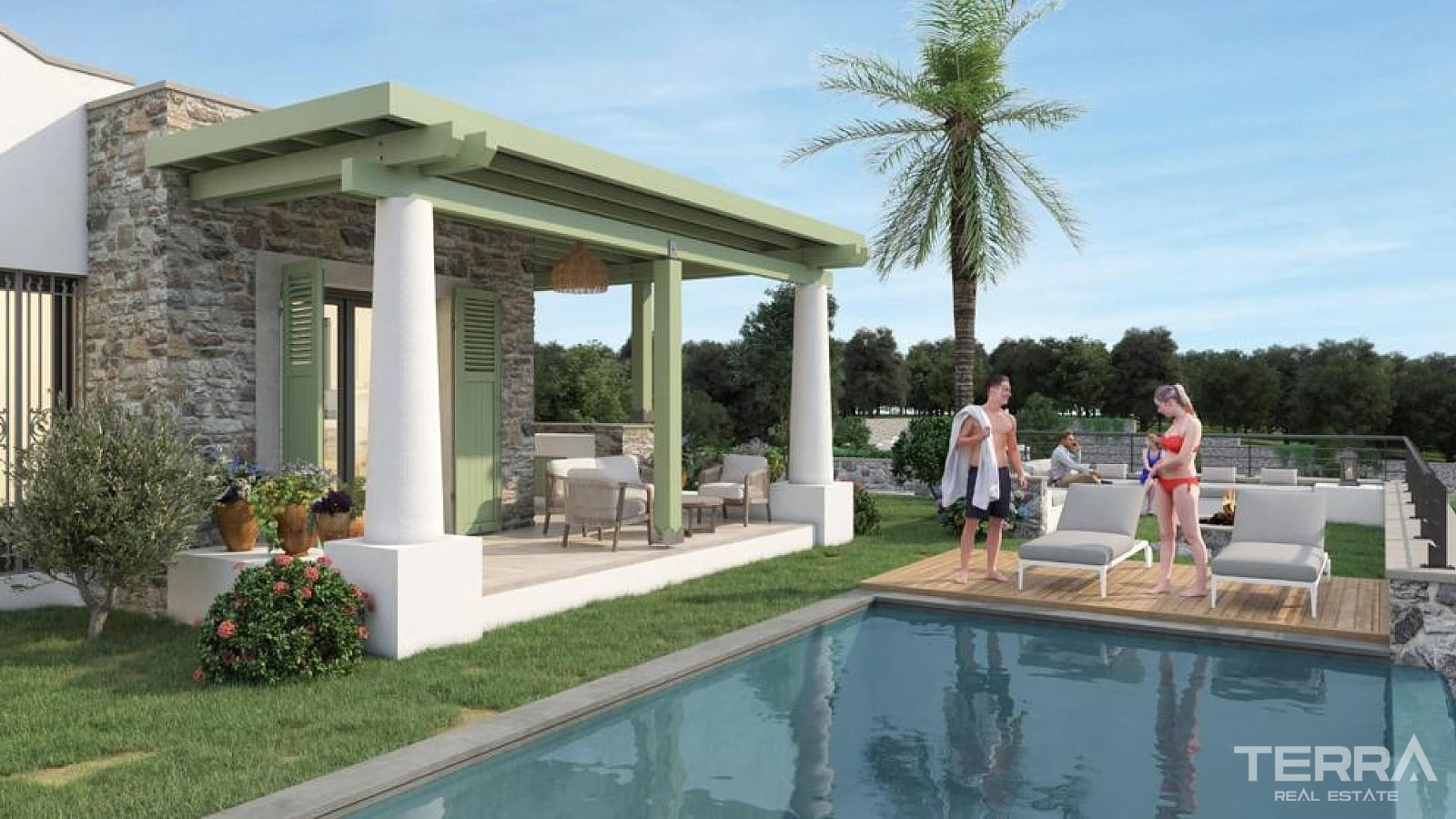 Muğla, Bodrum'da Deniz ve Doğa Manzaralı Satılık Müstakil Villalar - 128190