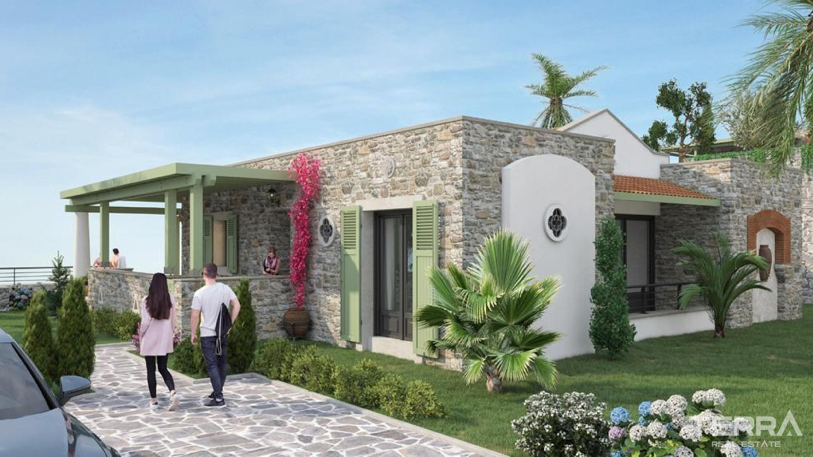 Muğla, Bodrum'da Deniz ve Doğa Manzaralı Satılık Müstakil Villalar - 128193