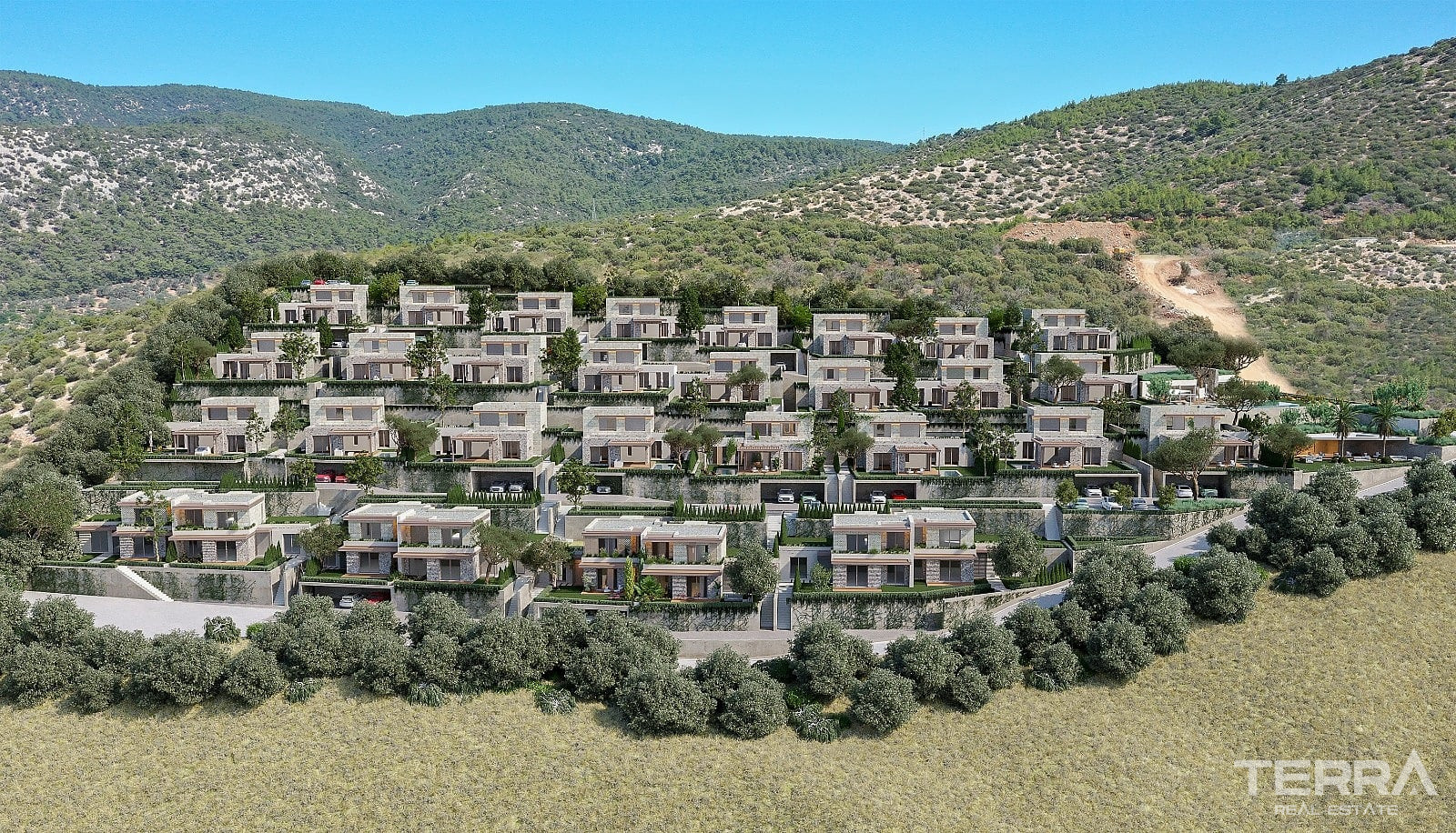Sea View Apartments for Sale in Bodrum, Muğla, Turkey - 128238
