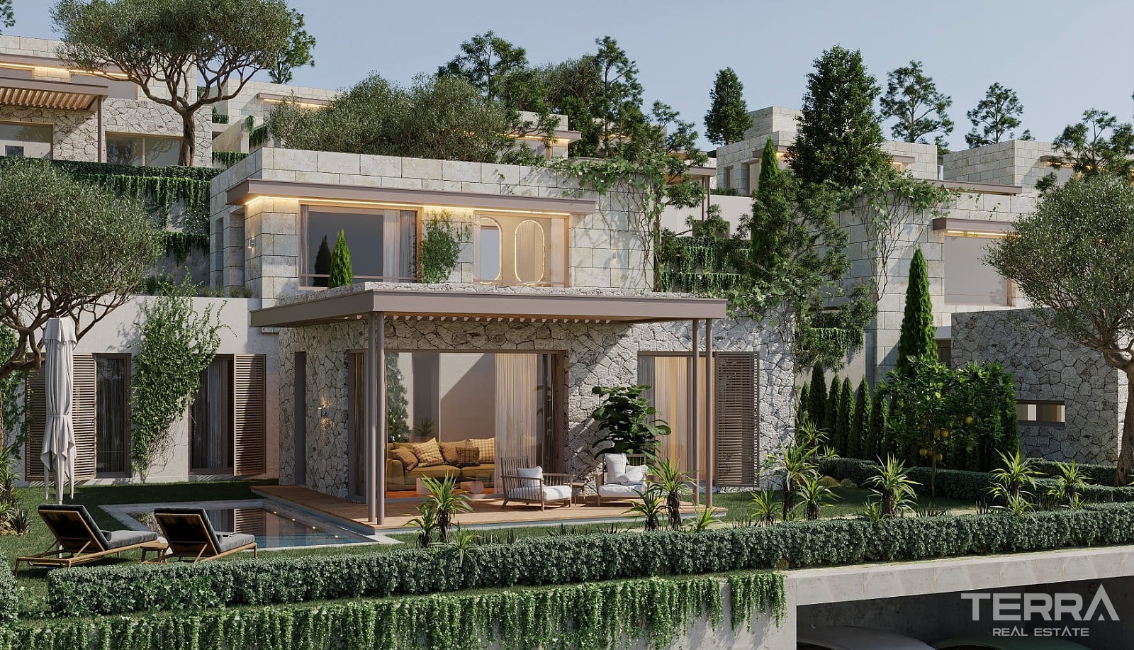 Sea View Villas for Sale in Bodrum, Muğla, Turkey - 128249