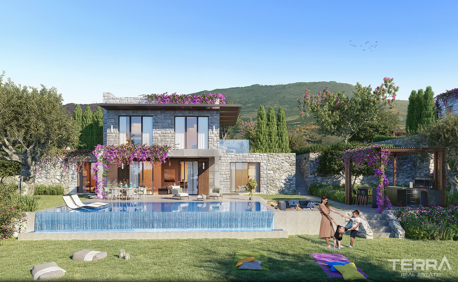Sea View Villas for Sale in Bodrum, Muğla, Turkey - 128291