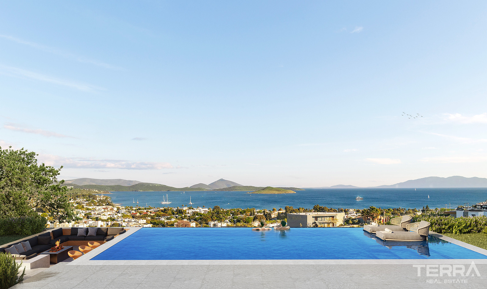 Sea View Villas for Sale in Bodrum, Muğla, Turkey - 128299