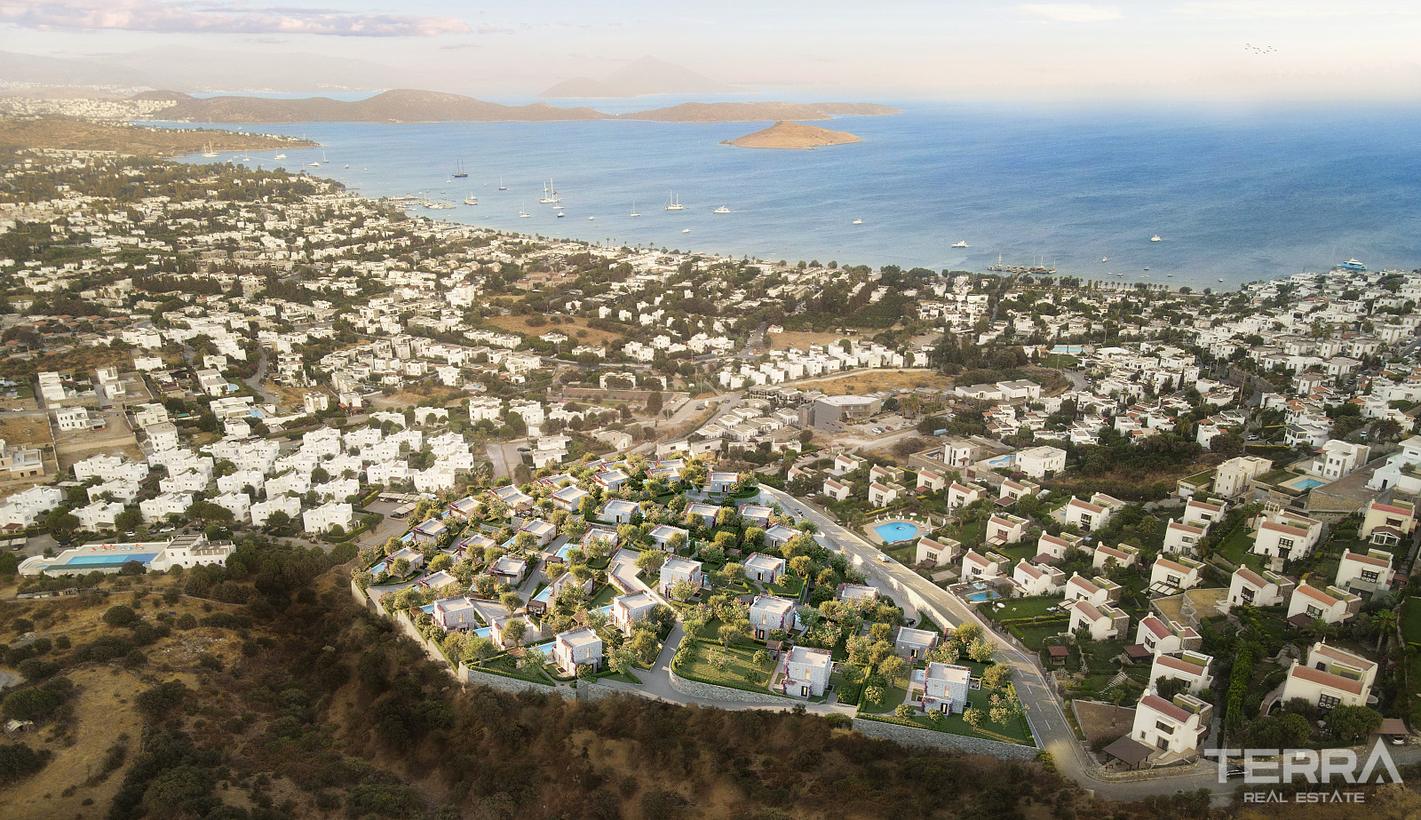 Sea View Villas for Sale in Bodrum, Muğla, Turkey - 128300