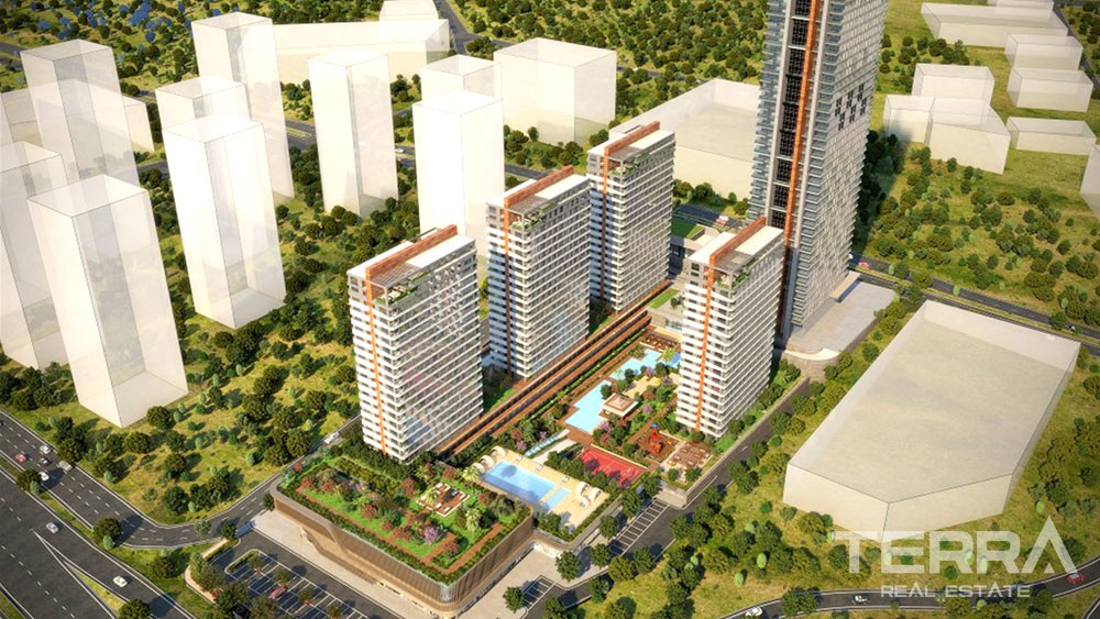 Neubau Luxus Wohnungen zum Verkauf in Istanbul Esenyurt - 7633