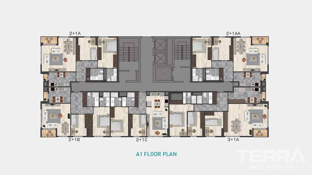Neubau Luxus Wohnungen zum Verkauf in Istanbul Esenyurt - 7642