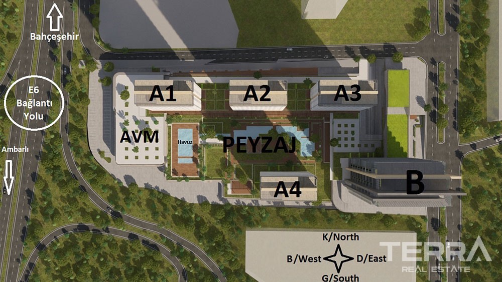 Neubau Luxus Wohnungen zum Verkauf in Istanbul Esenyurt - 7645
