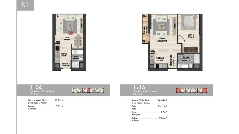 Neubau Luxus Wohnungen zum Verkauf in Istanbul Esenyurt - 7655
