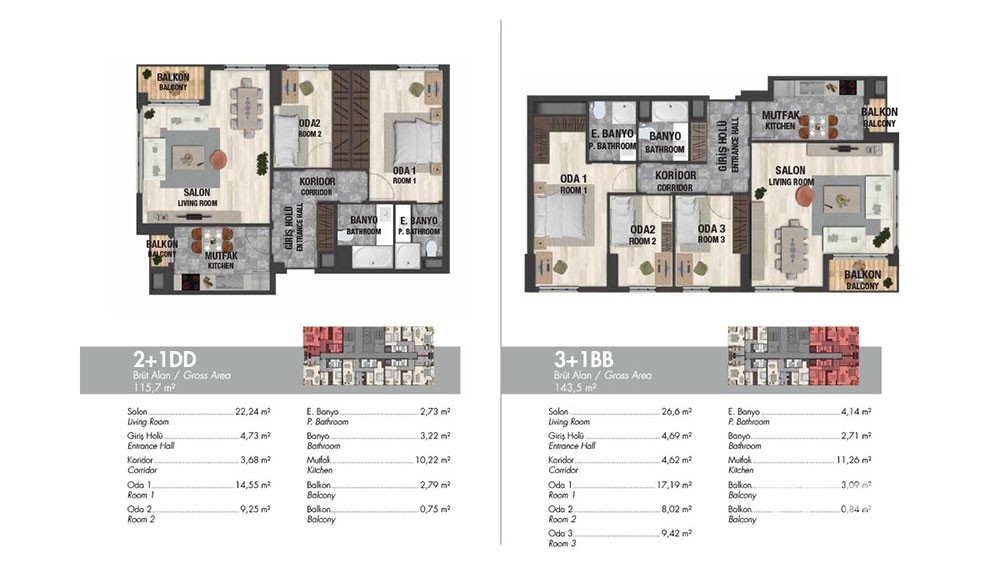 Neubau Luxus Wohnungen zum Verkauf in Istanbul Esenyurt - 7658