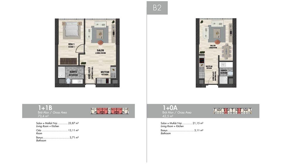 Neubau Luxus Wohnungen zum Verkauf in Istanbul Esenyurt - 7659