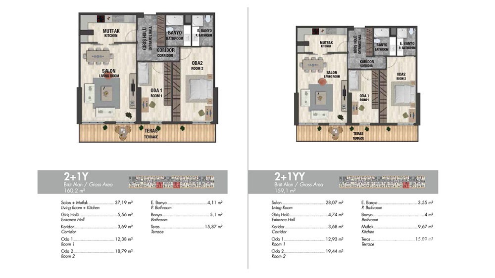 Neubau Luxus Wohnungen zum Verkauf in Istanbul Esenyurt - 7671
