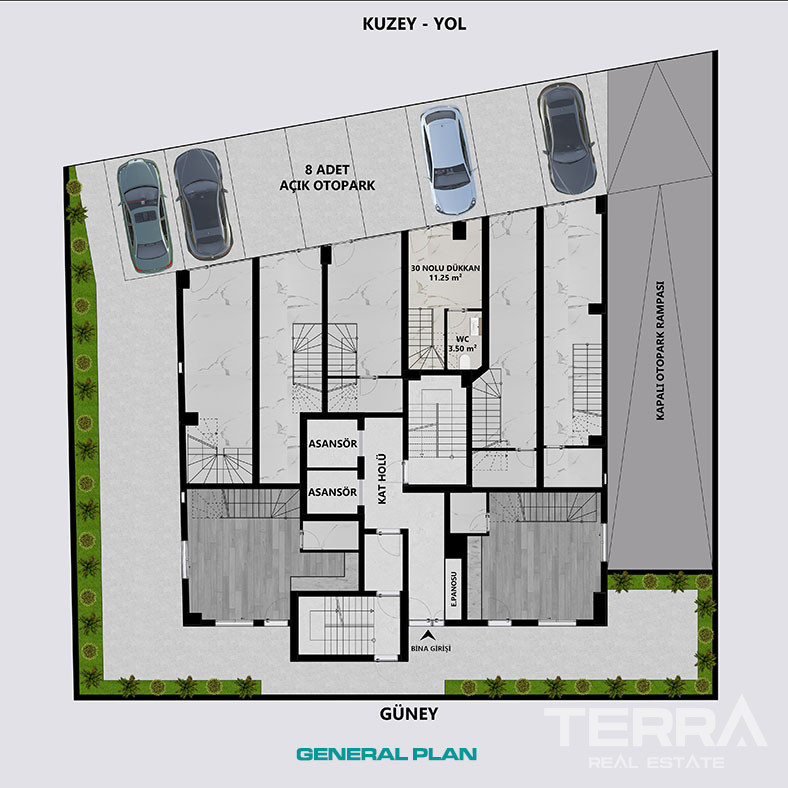 Apartments for Sale in Antalya Center, Turkey - 128443