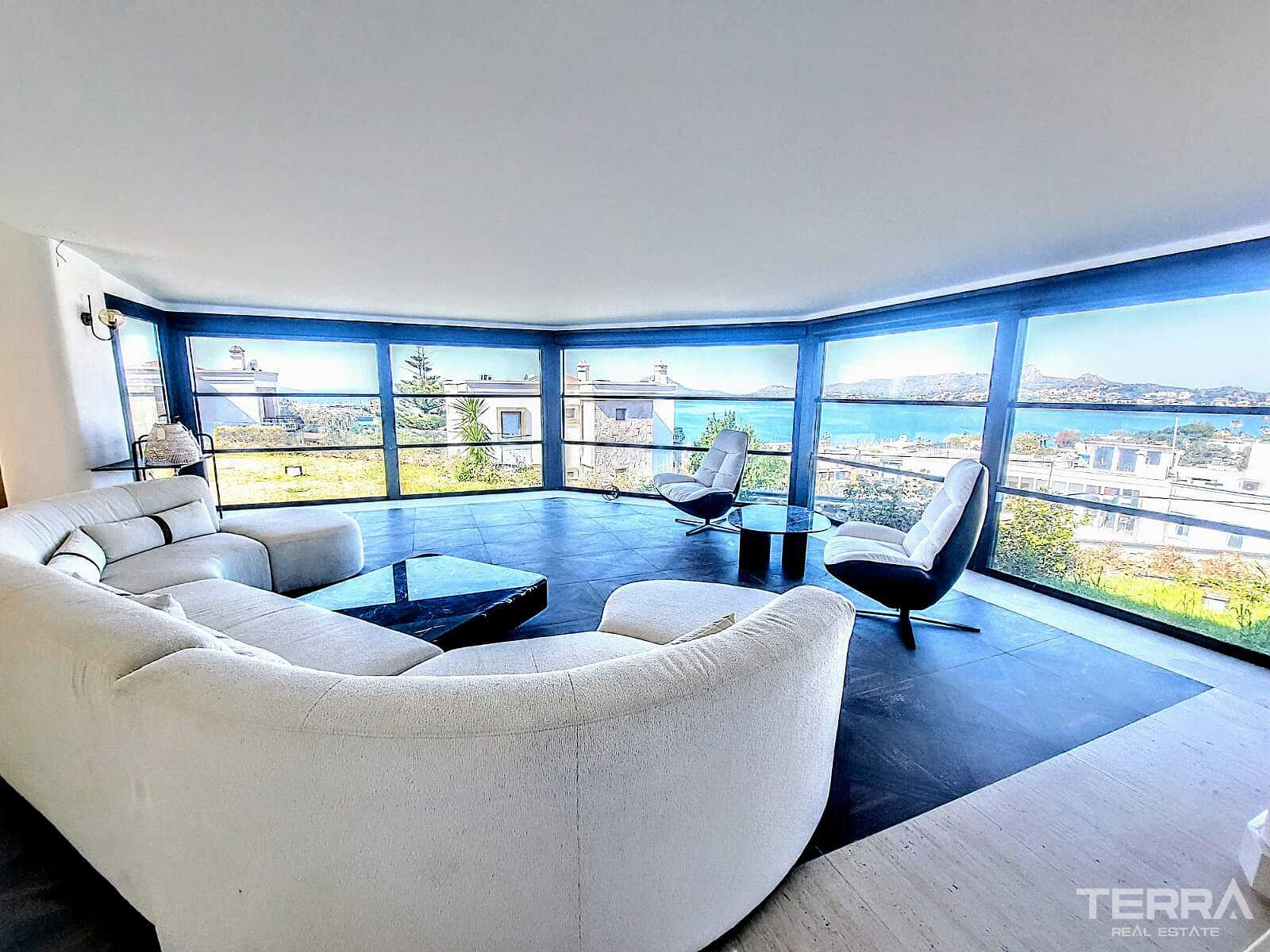 Sea View Villa for Sale in Bodrum, Muğla, Turkey - 128853