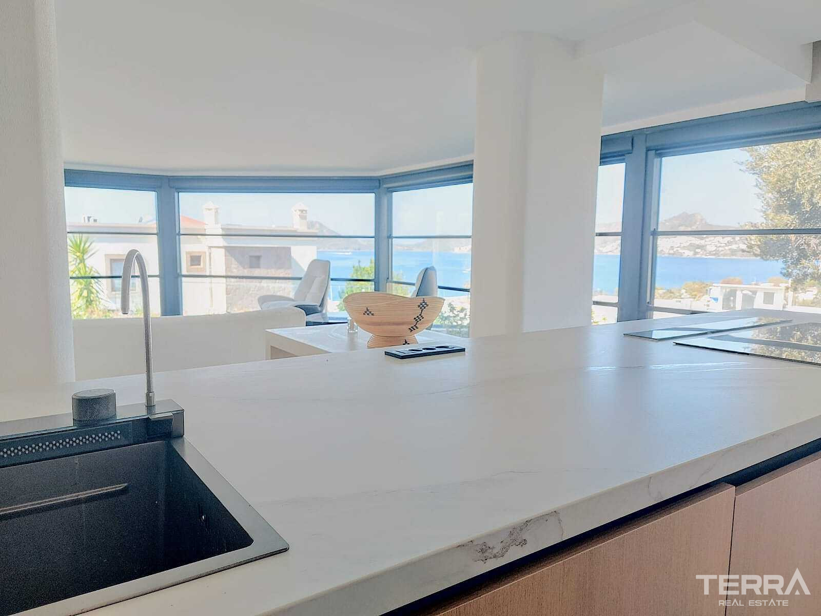 Sea View Villa for Sale in Bodrum, Muğla, Turkey - 128857