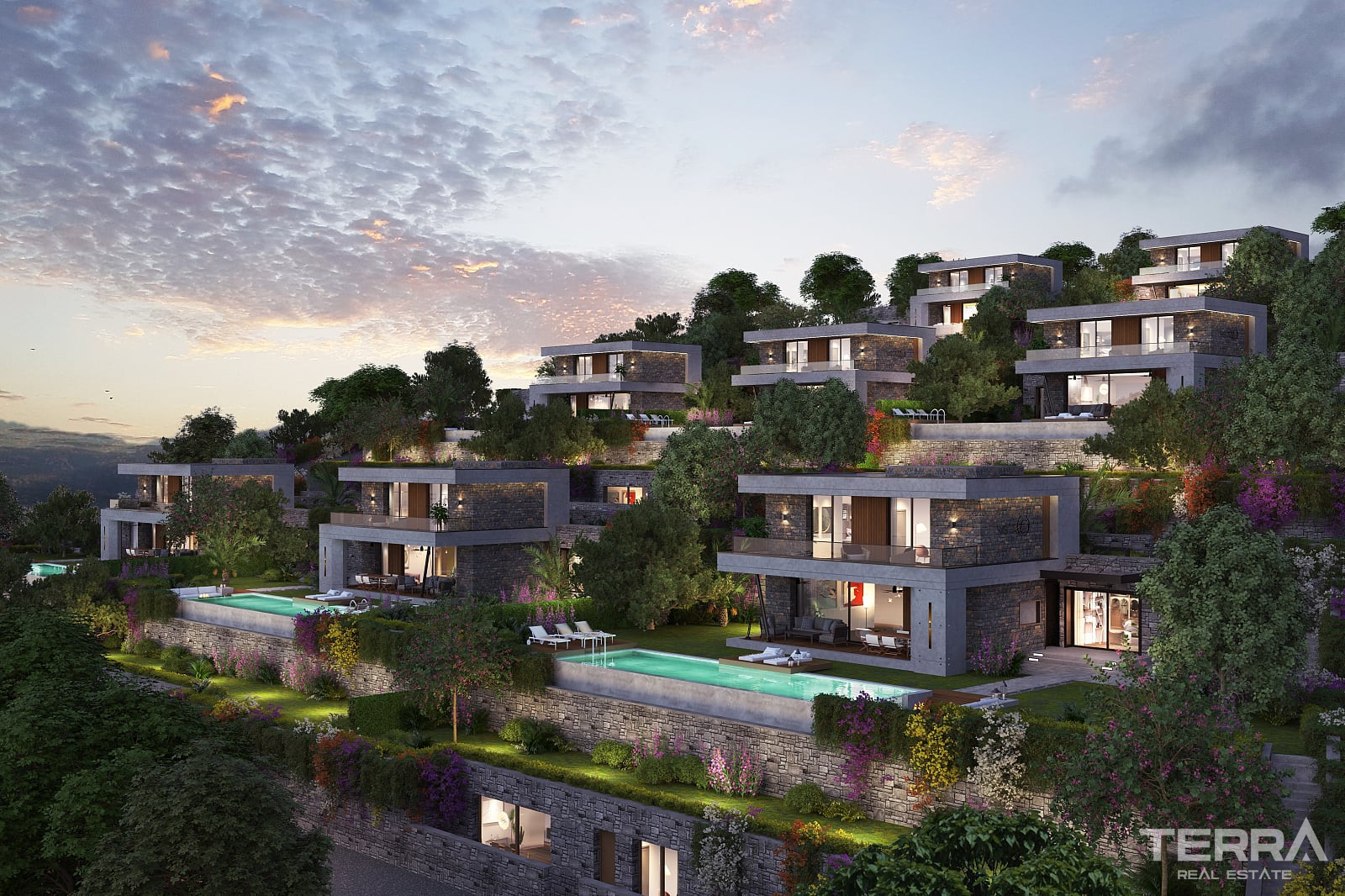 Sea View Villas for Sale in Bodrum, Muğla, Turkey - 128875