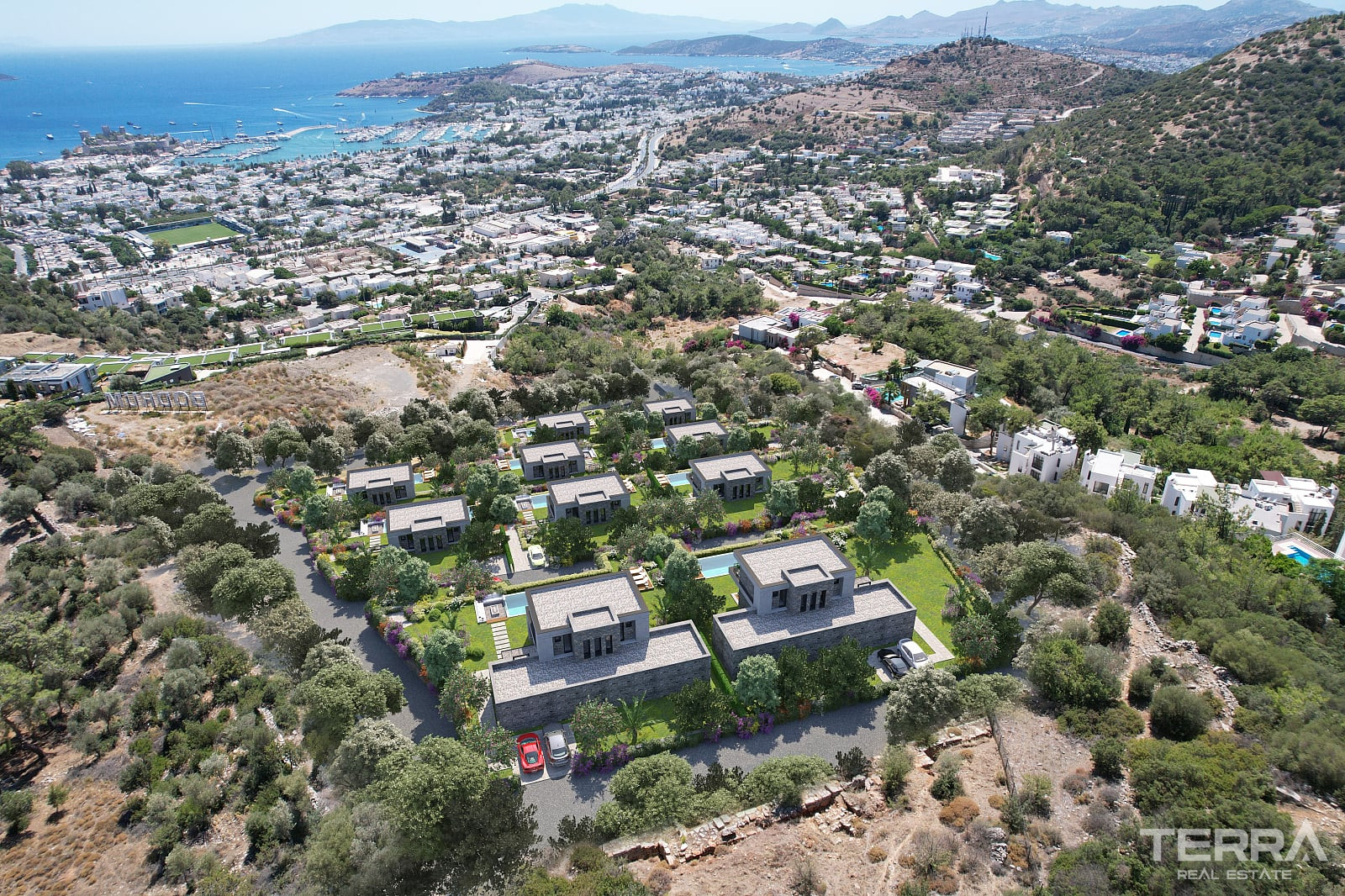 Sea View Villas for Sale in Bodrum, Muğla, Turkey - 128877
