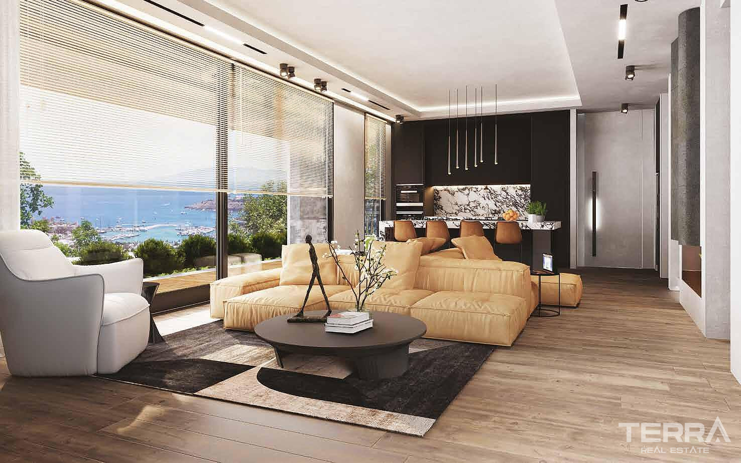 Sea View Villas for Sale in Bodrum, Muğla, Turkey - 128878