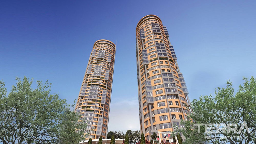 Luxury sea view apartments for sale in Kucukcekmece, Istanbul - 7679