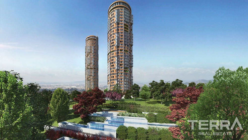 Luxury sea view apartments for sale in Kucukcekmece, Istanbul - 7680