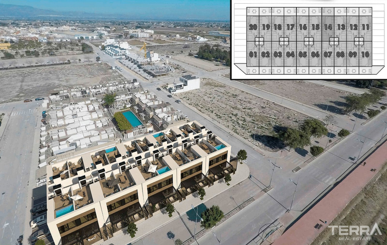 Townhouses for Sale in Dolores, Costa Blanca, Spain - 129317