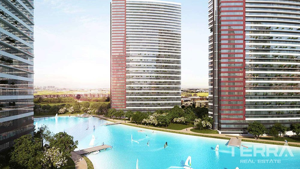 Luxury apartments with great sports complex in Istanbul - 7694
