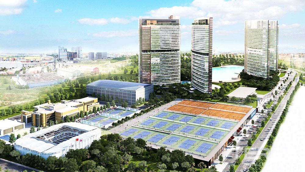 Luxury apartments with great sports complex in Istanbul - 7696