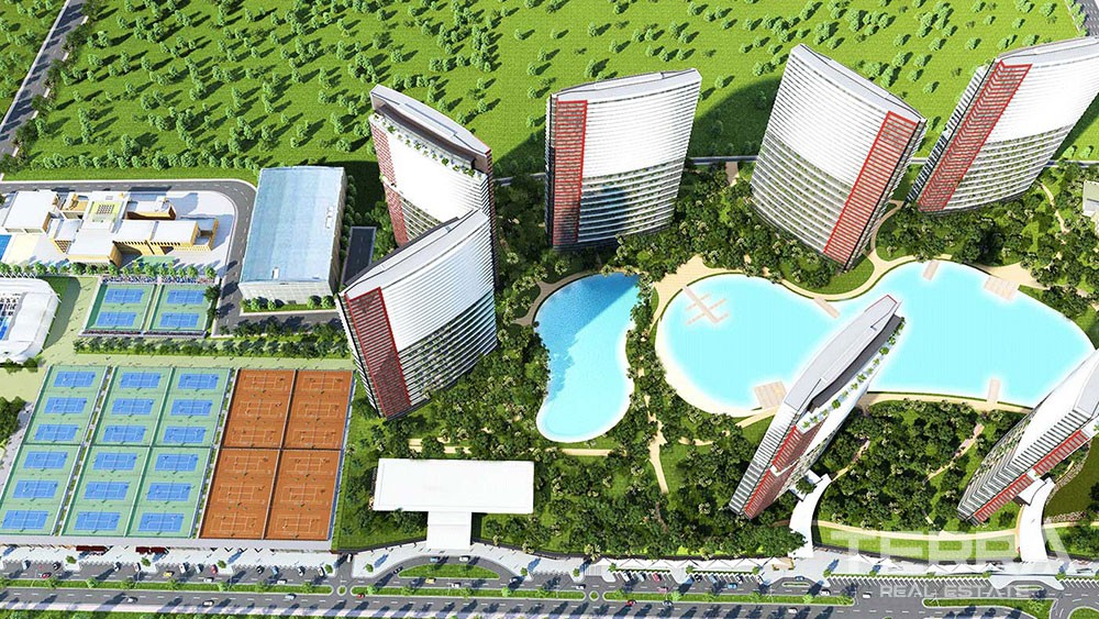 Luxury apartments with great sports complex in Istanbul - 7697