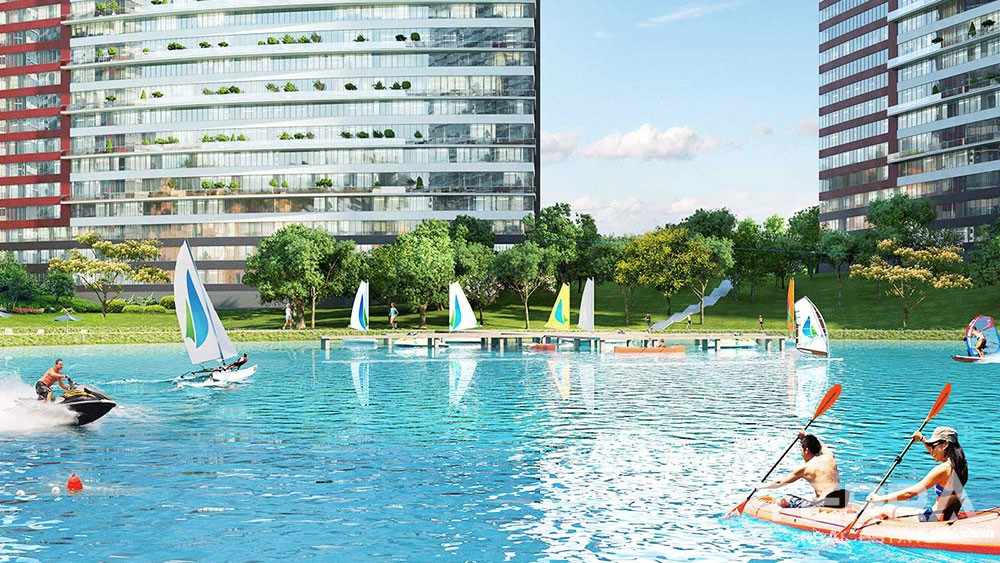 Luxury apartments with great sports complex in Istanbul - 7701