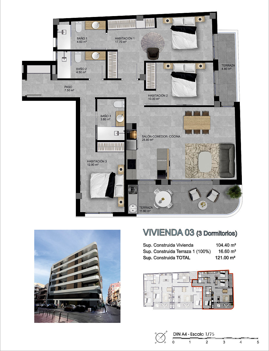 Central Apartments for Sale in Santa Pola, Costa Blanca, Spain - 129858