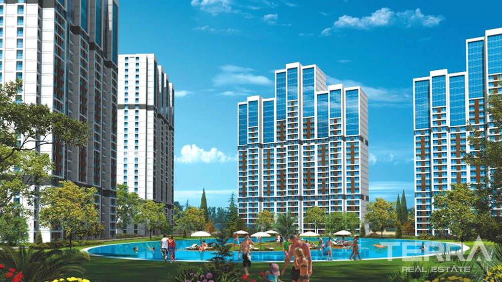 Comfortable apartments for sale in Bahçeşehir, Istanbul - 7732
