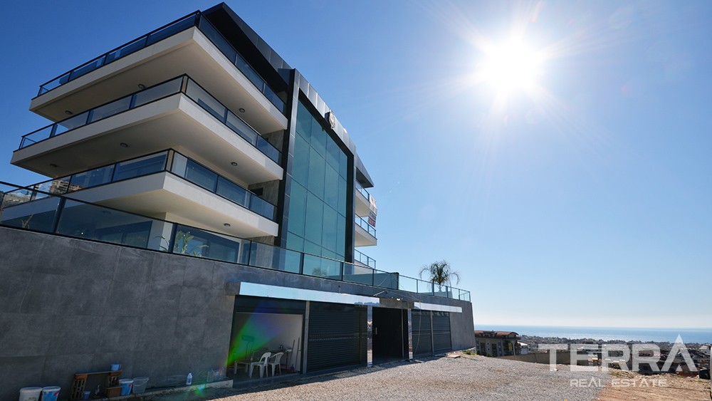 Luxury Sea-View Penthouses with Swimming Pool to Buy in Bektas Alanya - 7739