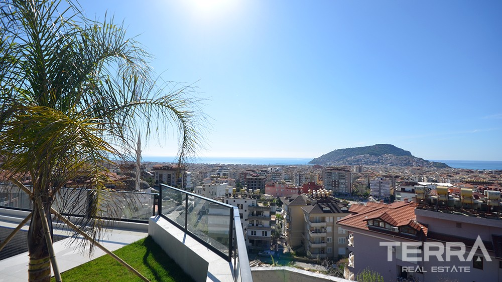 Luxury Sea-View Penthouses with Swimming Pool to Buy in Bektas Alanya - 7746