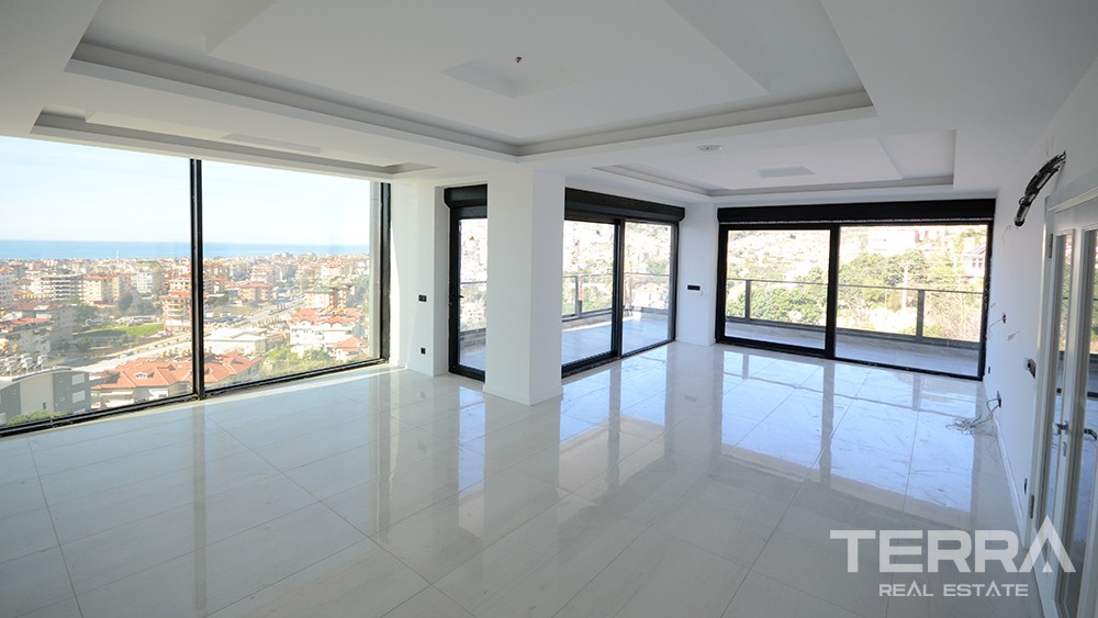 Luxury Sea-View Penthouses with Swimming Pool to Buy in Bektas Alanya - 7749