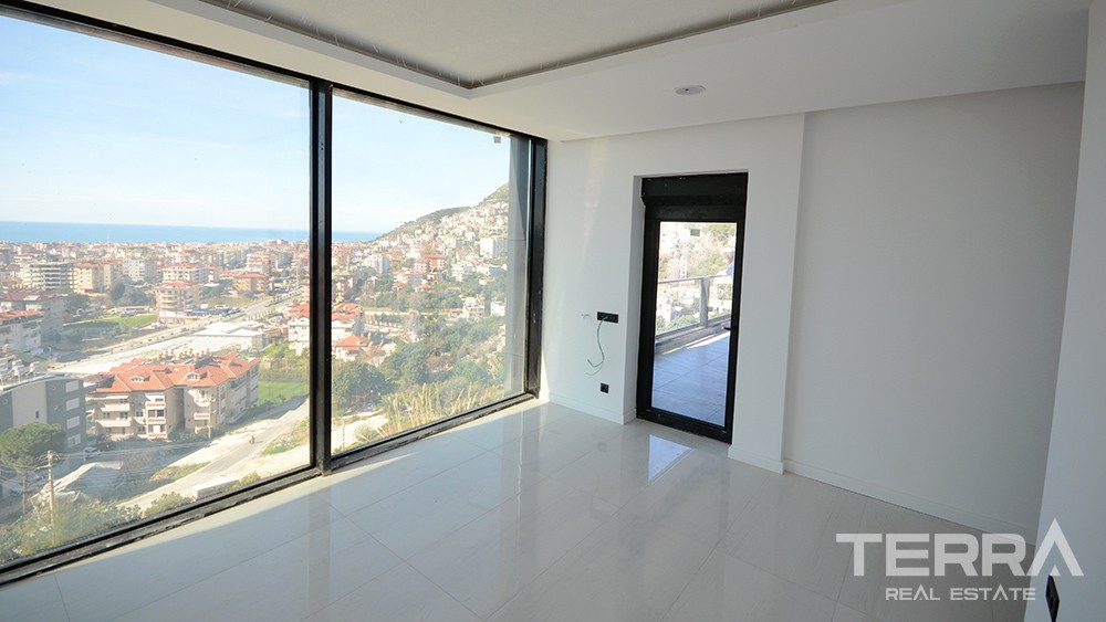 Luxury Sea-View Penthouses with Swimming Pool to Buy in Bektas Alanya - 7754