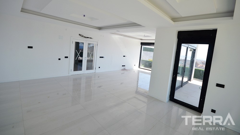 Luxury Sea-View Penthouses with Swimming Pool to Buy in Bektas Alanya - 7757