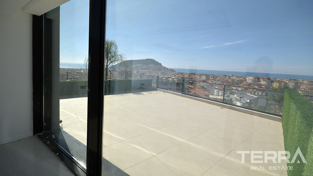 Luxury Sea-View Penthouses with Swimming Pool to Buy in Bektas Alanya - 7759