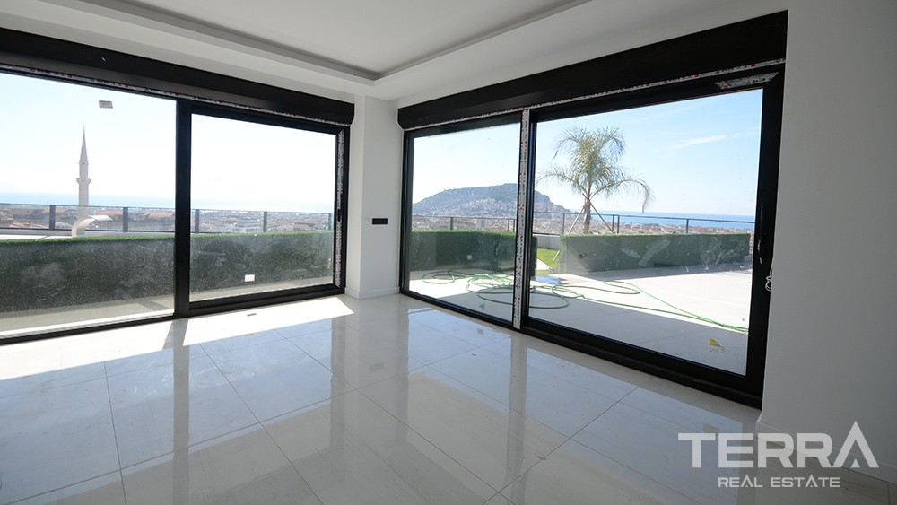 Luxury Sea-View Penthouses with Swimming Pool to Buy in Bektas Alanya - 7760