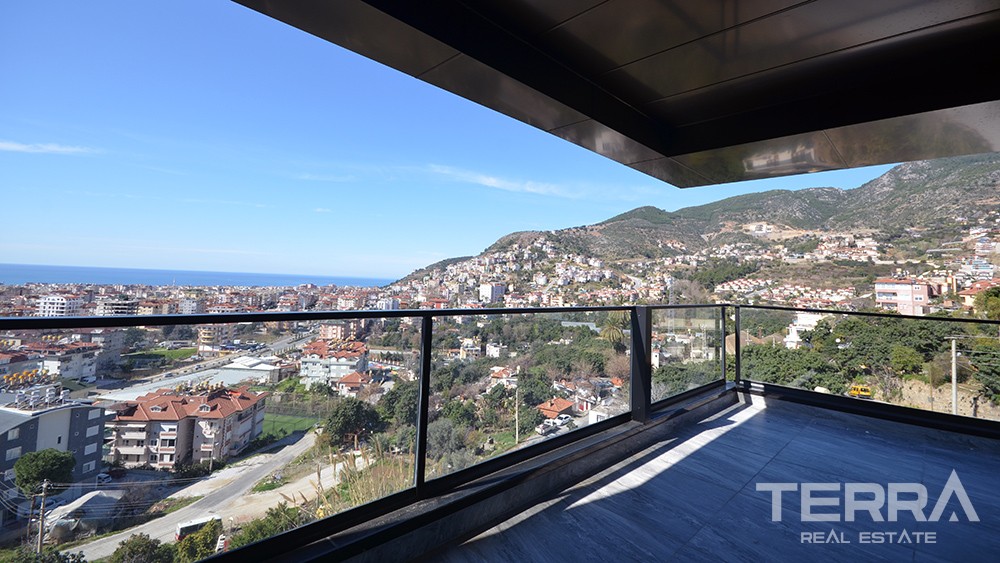 Luxury Sea-View Penthouses with Swimming Pool to Buy in Bektas Alanya - 7771