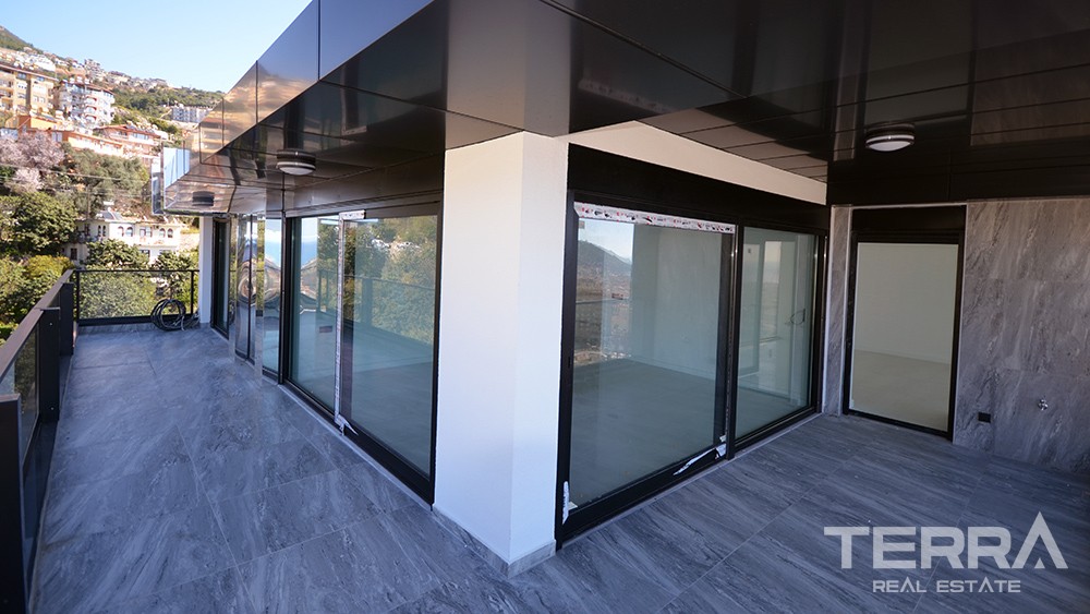 Luxury Sea-View Penthouses with Swimming Pool to Buy in Bektas Alanya - 7772