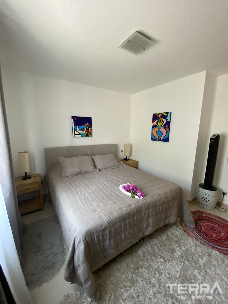 Muğla, Bodrum'da Deniz Manzaralı Satılık Mobilyalı Daire - 130458