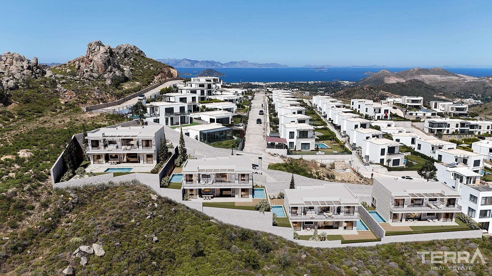 Sea View Apartments for Sale in Bodrum, Muğla, Turkey - 130517