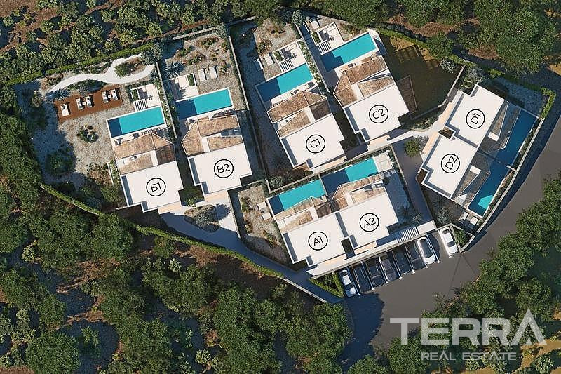 Semi-Detached Villas for Sale in Bodrum, Muğla, Turkey - 130647