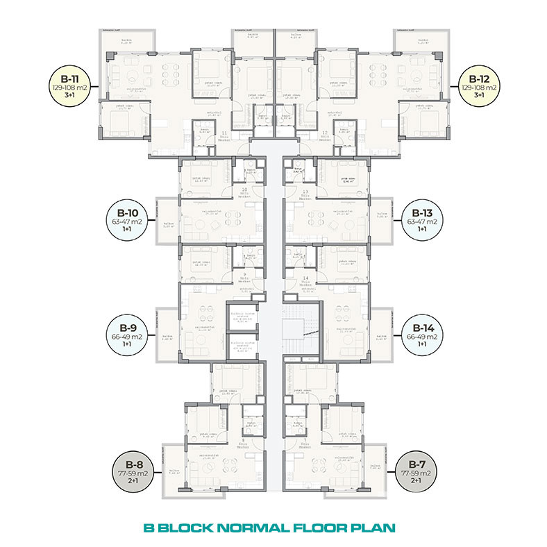Apartments for Sale in Oba, Alanya, Turkey - 130760