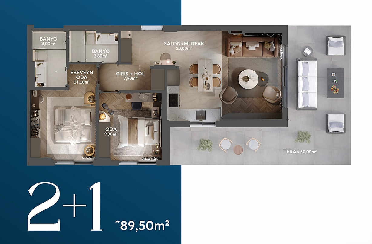Sea View Apartments for Sale in Kuşadası, Aydın, Turkey - 131138