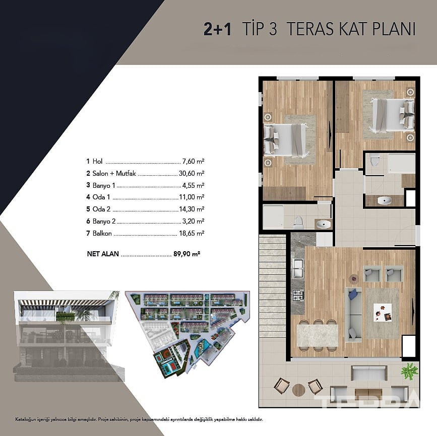 Sea View Apartments for Sale in Kuşadası, Aydın, Turkey - 131258