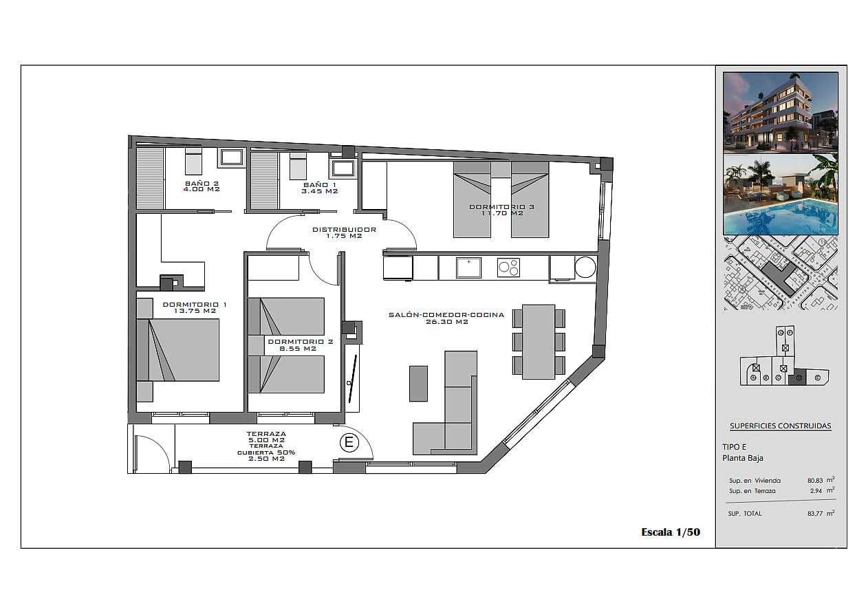 Central Apartments for Sale in Santa Pola, Costa Blanca, Spain - 132479