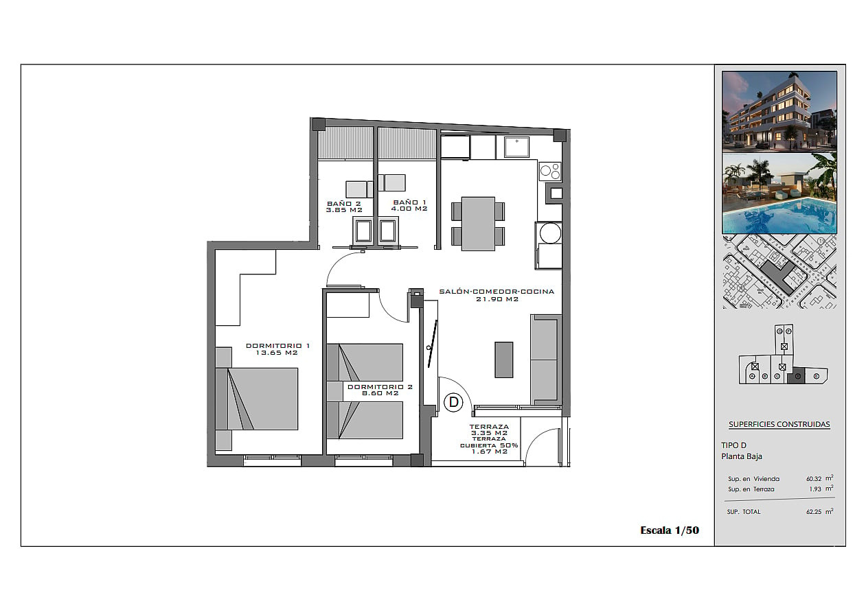 Central Apartments for Sale in Santa Pola, Costa Blanca, Spain - 132480
